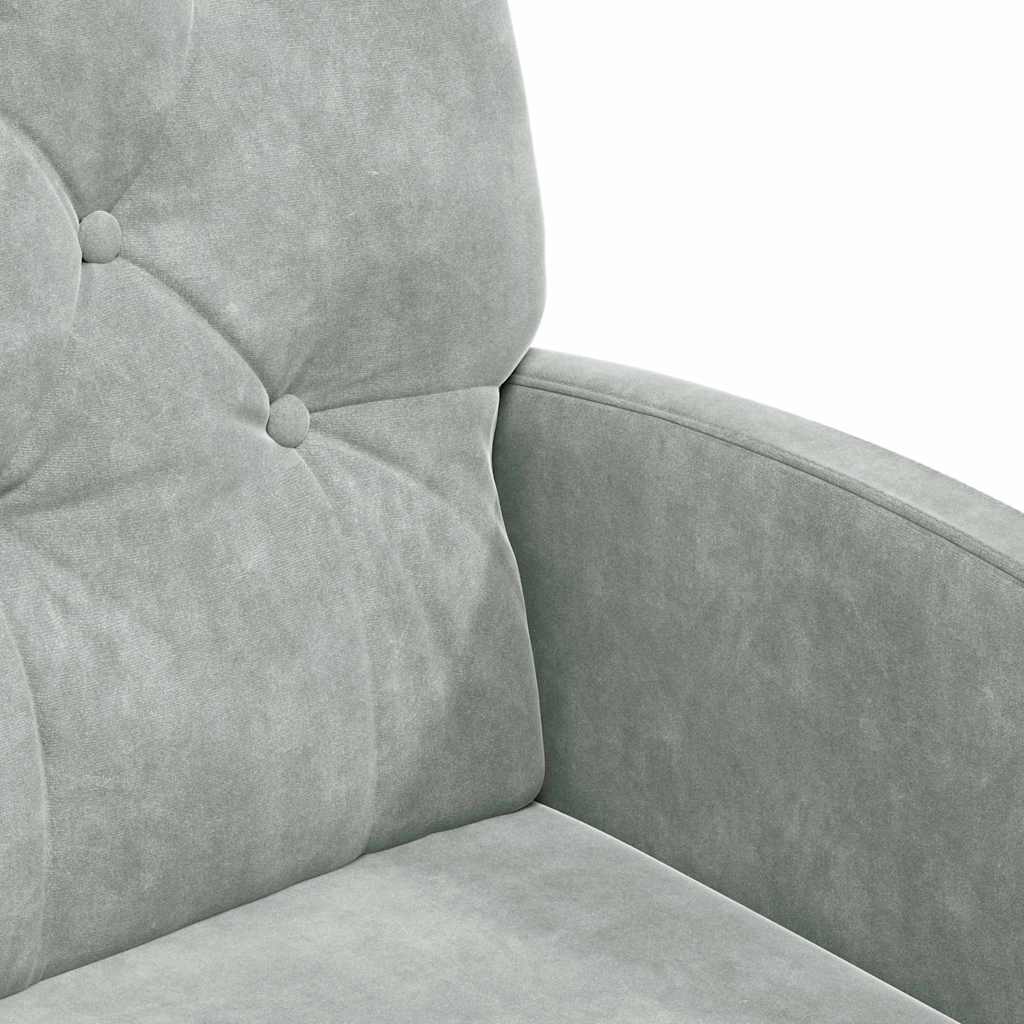 Dining Chairs with Wheels 2 pcs Light grey 58 x 67 x 97 cm