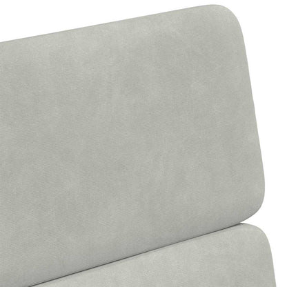 Dining Chairs with Wheels 2 pcs Light grey 58 x 65 x 98 cm