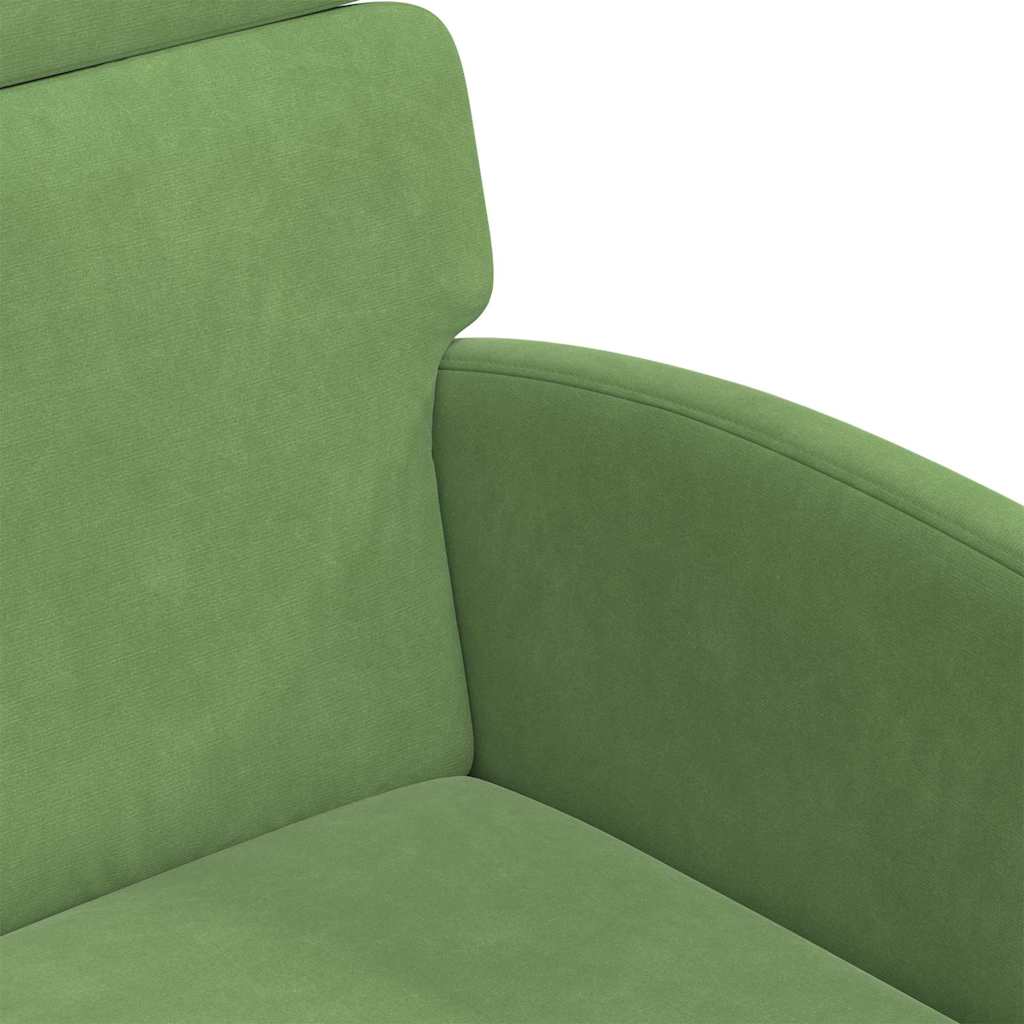 Dining Chairs with Wheels 2 pcs Light green 58 x 65 x 98 cm