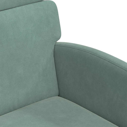 Dining Chairs with Wheels 2 pcs Sea green 58 x 65 x 98 cm