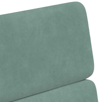 Dining Chairs with Wheels 2 pcs Sea green 58 x 65 x 98 cm