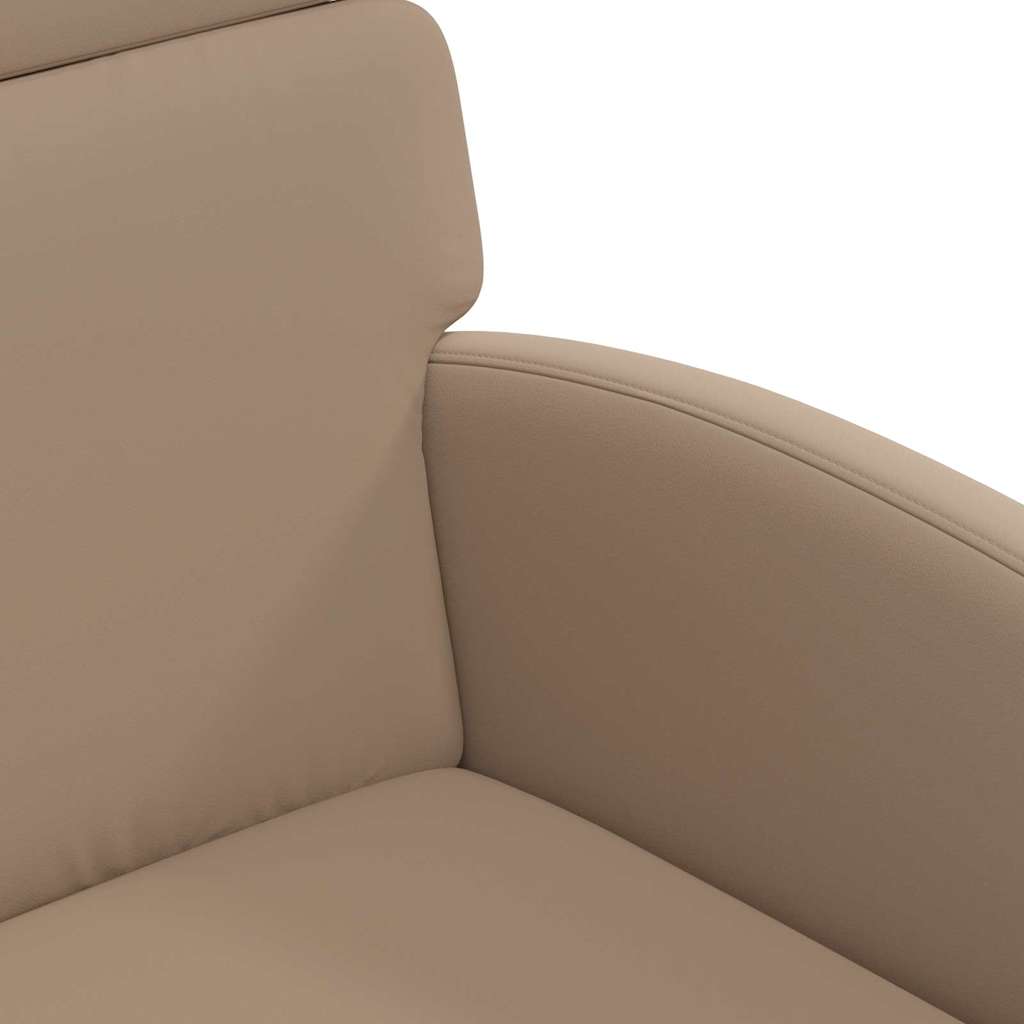 Dining Chairs with Wheels 2 pcs Cappuccino 58 x 65 x 98 cm