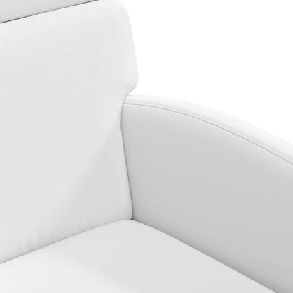 Dining Chairs with Wheels 2 pcs White 58 x 65 x 98 cm