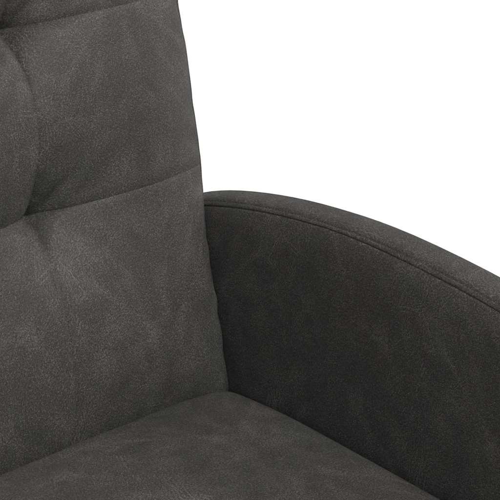 Dining Chairs with Wheels 2 pcs Black 57 x 67 x 98 cm