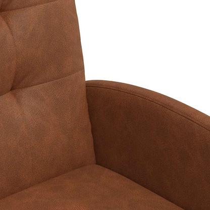 Dining Chairs with Wheels 2 pcs Brown 57 x 67 x 98 cm