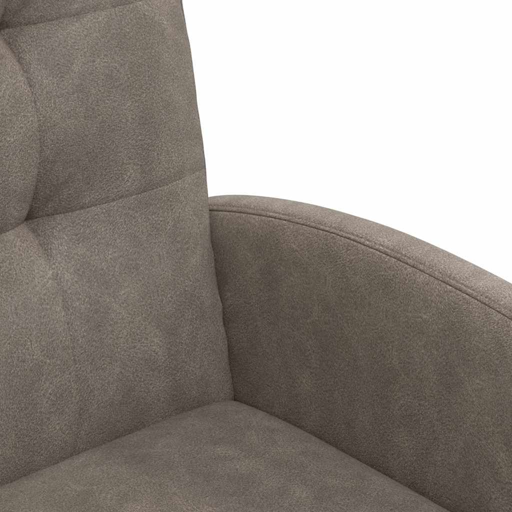 Dining Chairs with Wheels 2 pcs Grey 57 x 67 x 98 cm