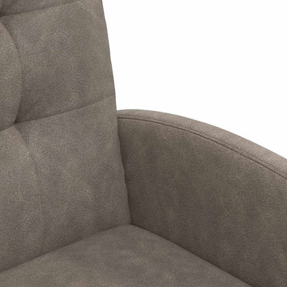 Dining Chairs with Wheels 2 pcs Grey 57 x 67 x 98 cm