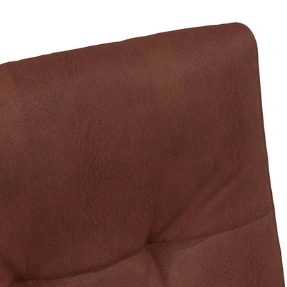 Dining Chairs with Wheels 2 pcs Shiny brown 57 x 67 x 98 cm