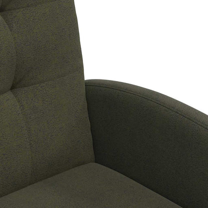 Dining Chairs with Wheels 2 pcs Army green 57 x 67 x 98 cm