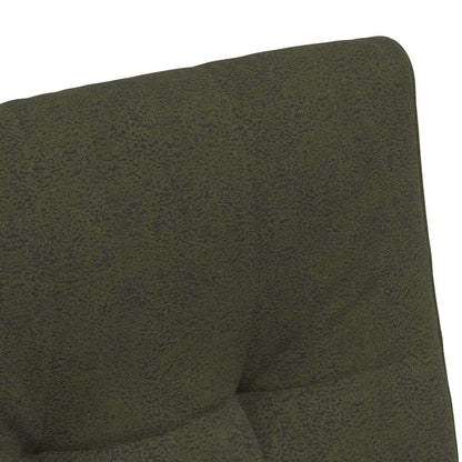 Dining Chairs with Wheels 2 pcs Army green 57 x 67 x 98 cm