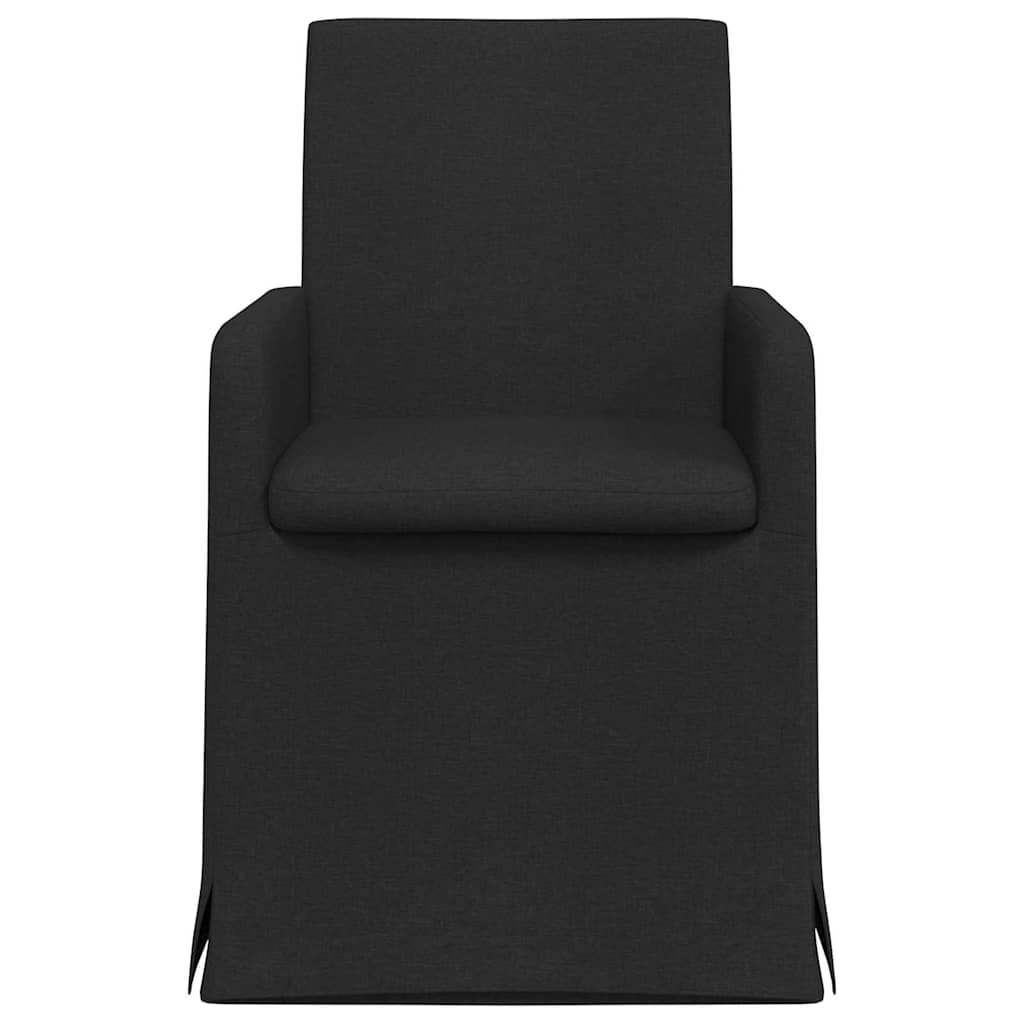 Dining Chairs 2 pcs Black 57 x 67 x 95 cm Fabric