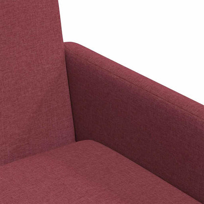 Dining Chairs 2 pcs Wine red 57 x 67 x 95 cm Fabric