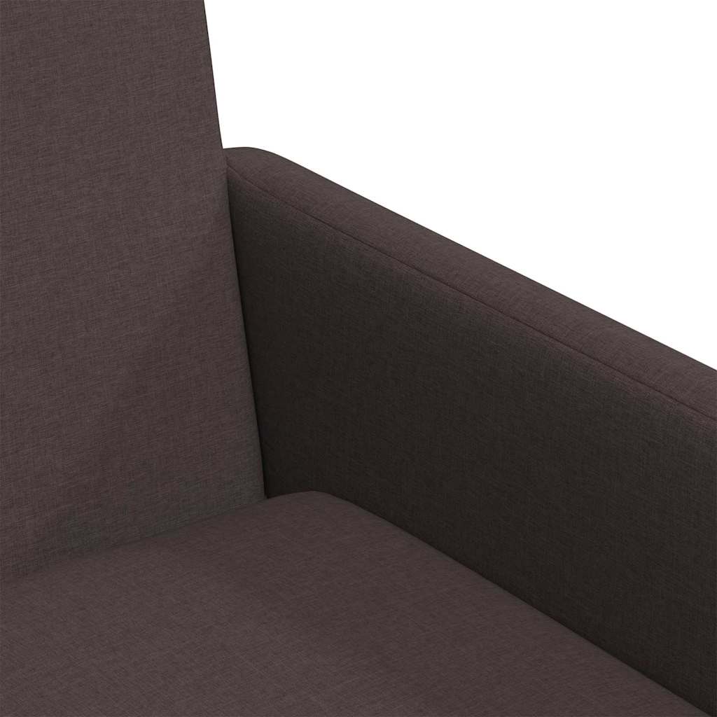 Dining Chairs 2 pcs Dark brown 57 x 67 x 95 cm Fabric