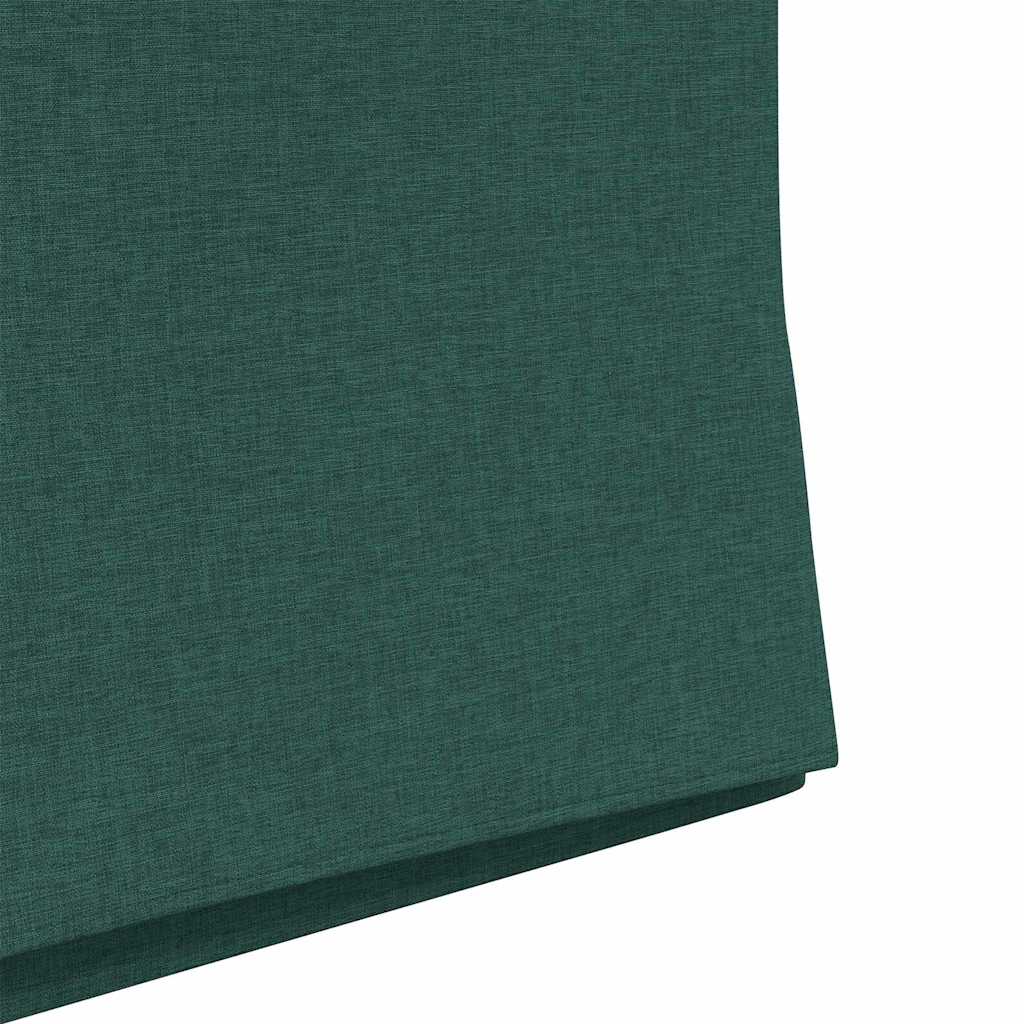 Dining Chairs 2 pcs Dark green 57 x 67 x 95 cm Fabric