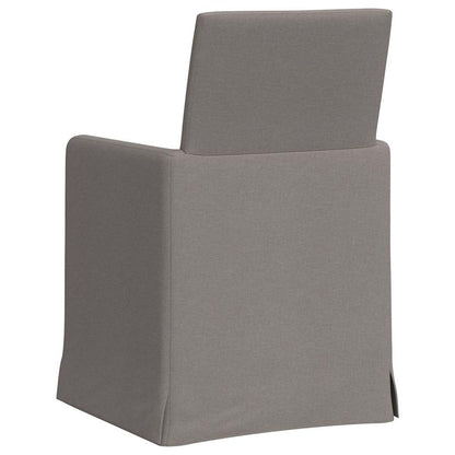 Dining Chairs 2 pcs Taupe 57 x 67 x 95 cm Fabric