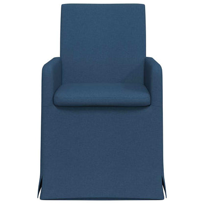 Dining Chairs 2 pcs Blue 57 x 67 x 95 cm Fabric