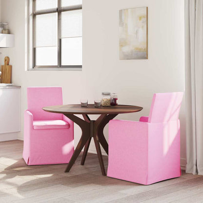 Dining Chairs 2 pcs Pink 57 x 67 x 95 cm Fabric