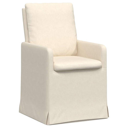 Dining Chairs 2 pcs Beige 57 x 67 x 98 cm Linen