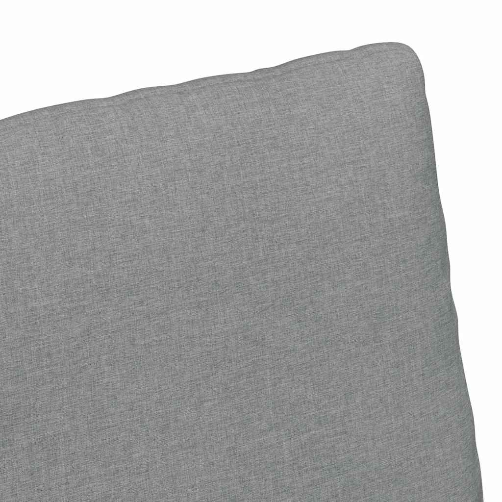 Dining Chairs 2 pcs Light grey 57 x 67 x 98 cm Fabric