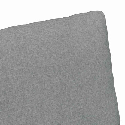 Dining Chairs 2 pcs Light grey 57 x 67 x 98 cm Fabric