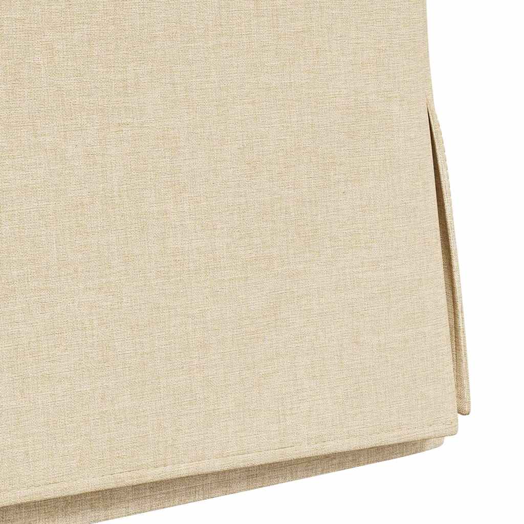 Dining Chairs 2 pcs Cream 57 x 67 x 98 cm Fabric