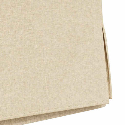 Dining Chairs 2 pcs Cream 57 x 67 x 98 cm Fabric