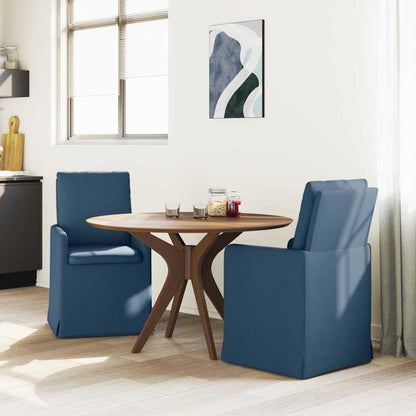 Dining Chairs 2 pcs Blue 57 x 67 x 98 cm Fabric