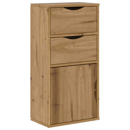 5 Piece TV Units with Storage ODDA Solid Wood Pine