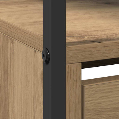 Shoe Cabinet Artisan oak 100 x 34 x 112 cm Engineered wood
