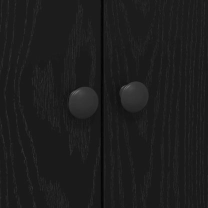 Kitchen Cabinet Black oak 60 x 50 x 180 cm Engineered wood