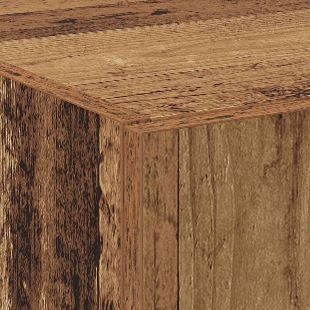 Office Cabinet with Door Old wood 60 x 32 x 153 Engineered wood