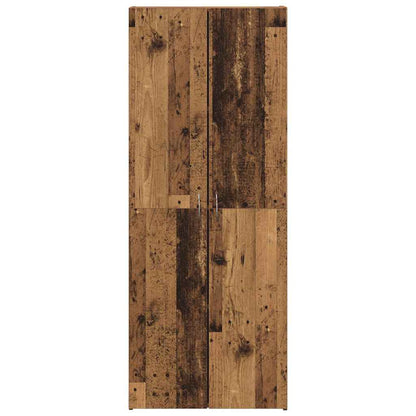 Office Cabinet with Door Old wood 60 x 32 x 153 Engineered wood