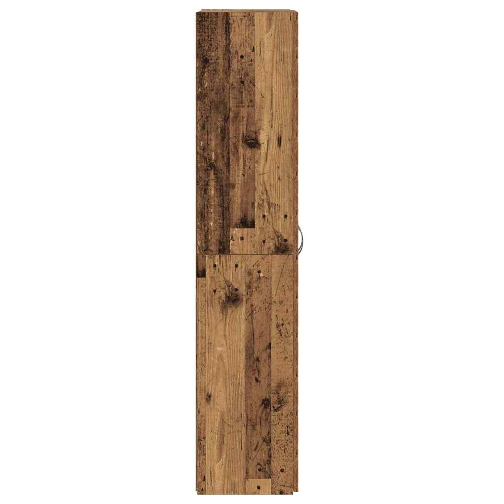 Office Cabinet with Door Old wood 60 x 32 x 153 Engineered wood