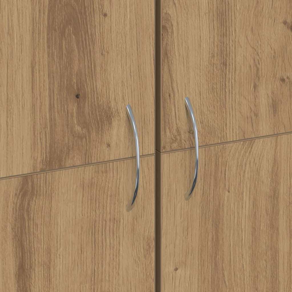 Office Cabinet Artisan oak 60 x 32 x 153 Engineered wood