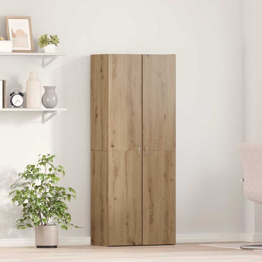 Office Cabinet Artisan oak 60 x 32 x 153 Engineered wood