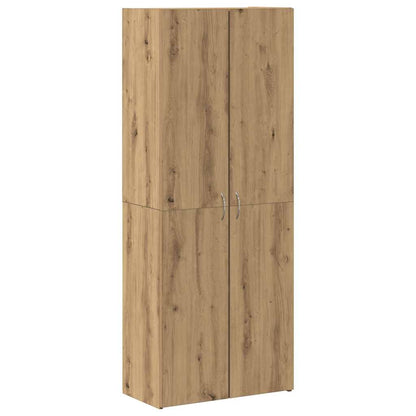 Office Cabinet Artisan oak 60 x 32 x 153 Engineered wood