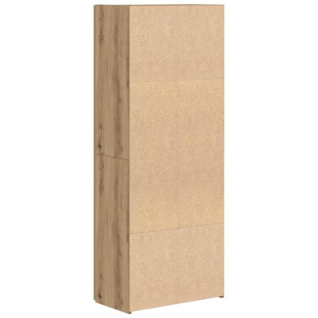 Office Cabinet Artisan oak 60 x 32 x 153 Engineered wood
