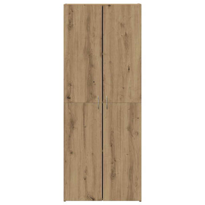Office Cabinet Artisan oak 60 x 32 x 153 Engineered wood