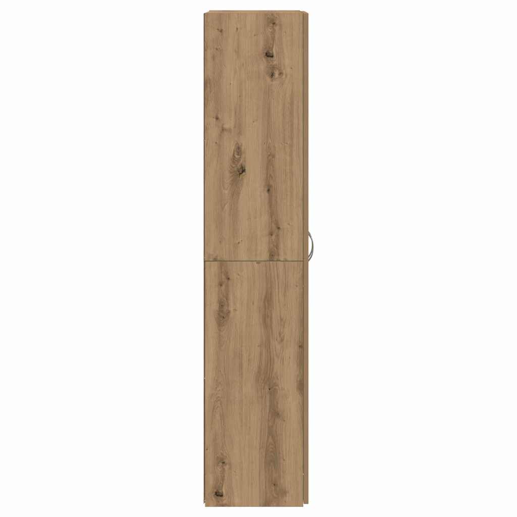 Office Cabinet Artisan oak 60 x 32 x 153 Engineered wood