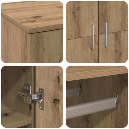 Highboard Artisan oak 80 x 39 x 178 cm Engineered wood