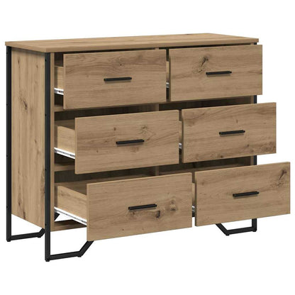 Chest of Drawers with Drawer Artisan oak 91 x 35.5 x 74.5 cm