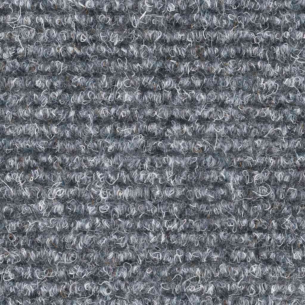 Stair Mats Self-adhesive 20 pcs 65x21x4 cm Light Grey Half Round Large