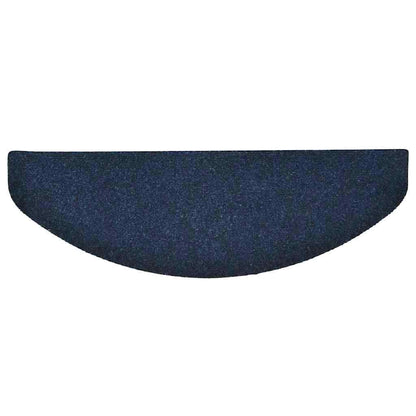 Stair Mats Self-adhesive 20 pcs 65x21x4 cm Navy Half Round Large