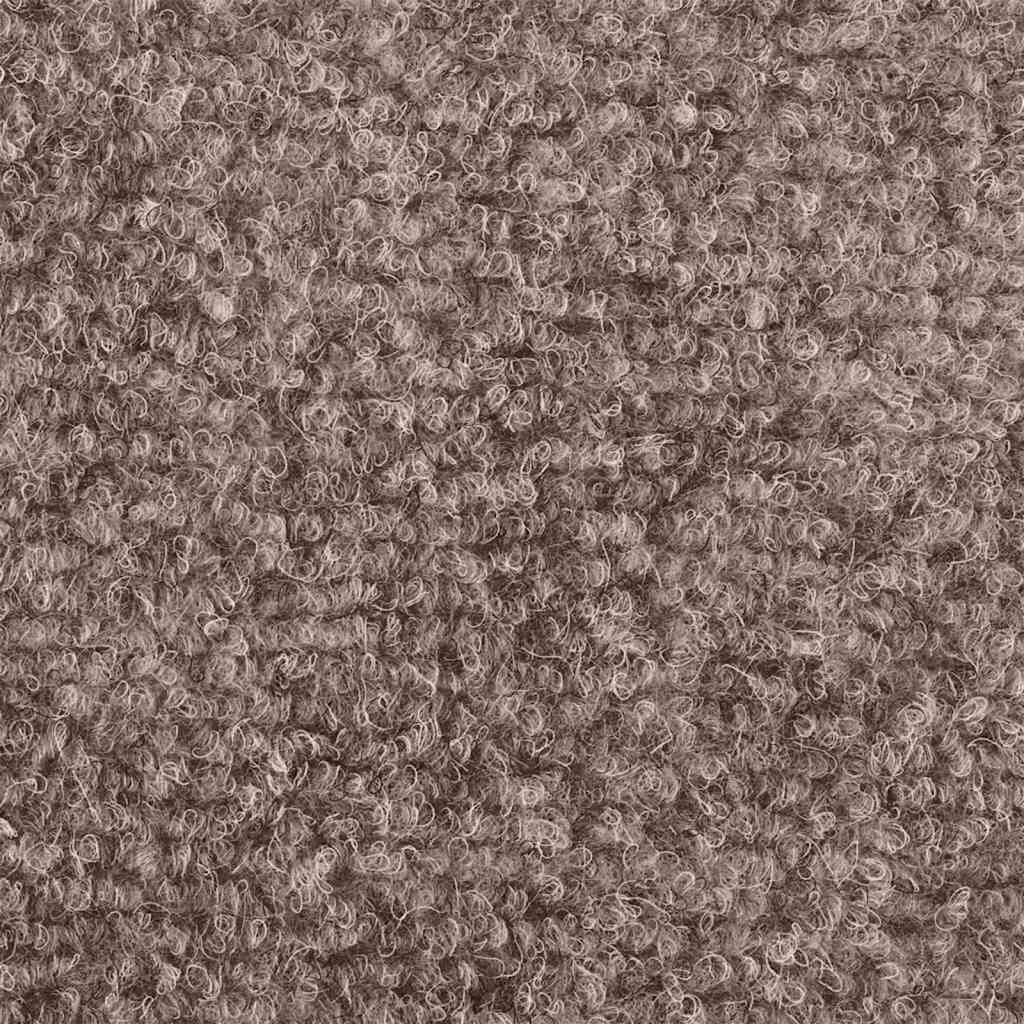 Stair Mats Self-adhesive 30 pcs 65x21x4 cm Light Brown Half Round Large