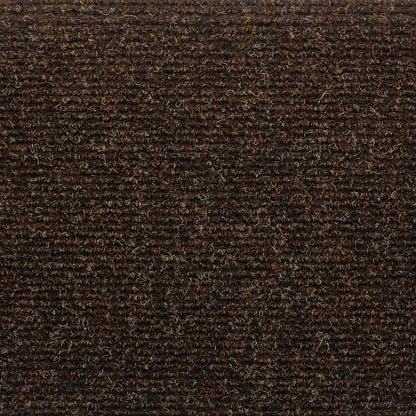 Stair Mats Self-adhesive 30 pcs 65x21x4 cm Brown Half Round Large