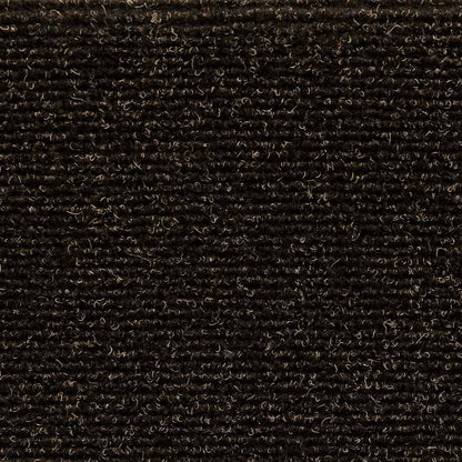 Stair Mats Self-adhesive 30 pcs 56x17x3 cm Dark Brown Half Round