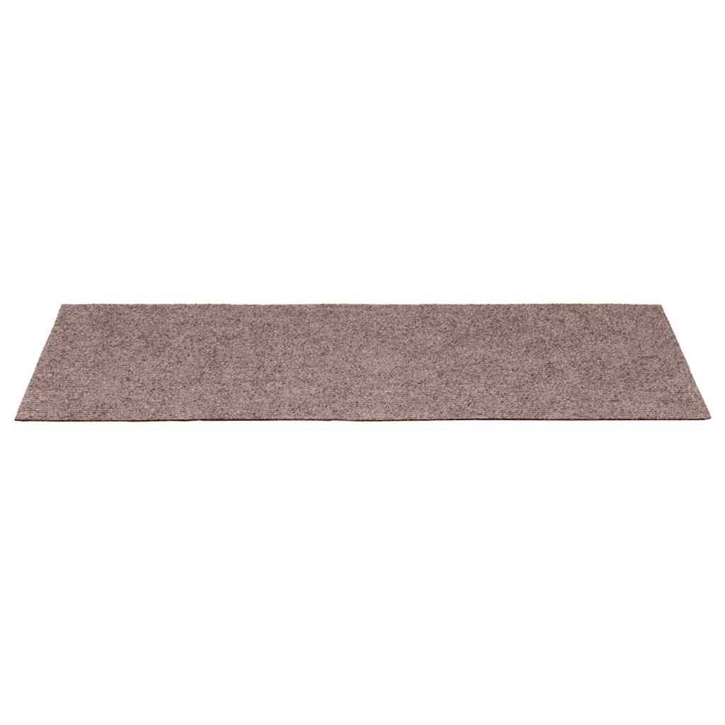 Stair Mats Self-adhesive 30 pcs 65x21x4 cm Cream Rectangular Edge