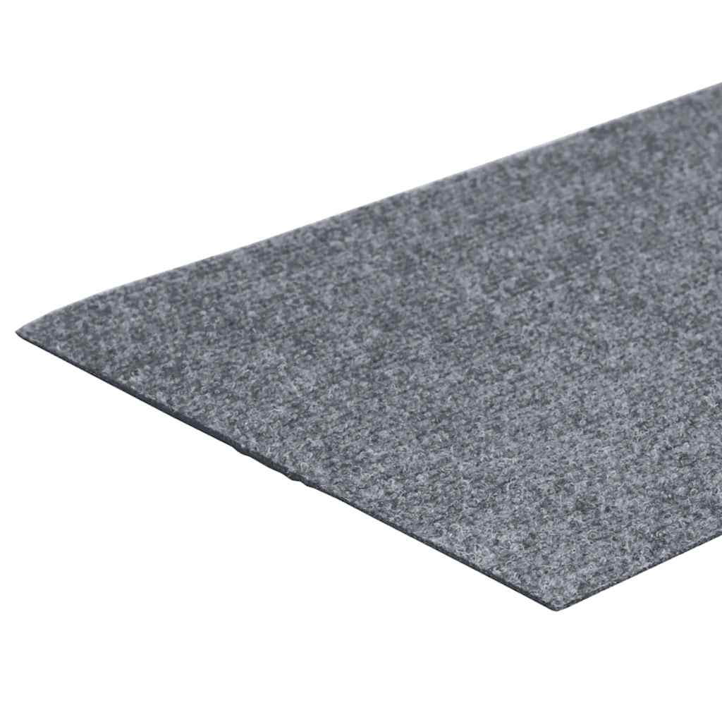 Stair Mats Self-adhesive 30 pcs 60x25 cm Light Grey Rectangular