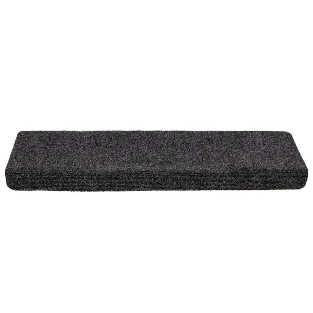 Stair Mats Self-adhesive 20 pcs 65x21x4 cm Grey Rectangular Edge