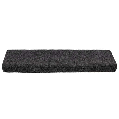 Stair Mats Self-adhesive 20 pcs 65x21x4 cm Grey Rectangular Edge